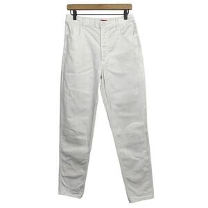 Eckhaus Latta El Jeans Womens 30 White High Rise Straight Western Preppy‎